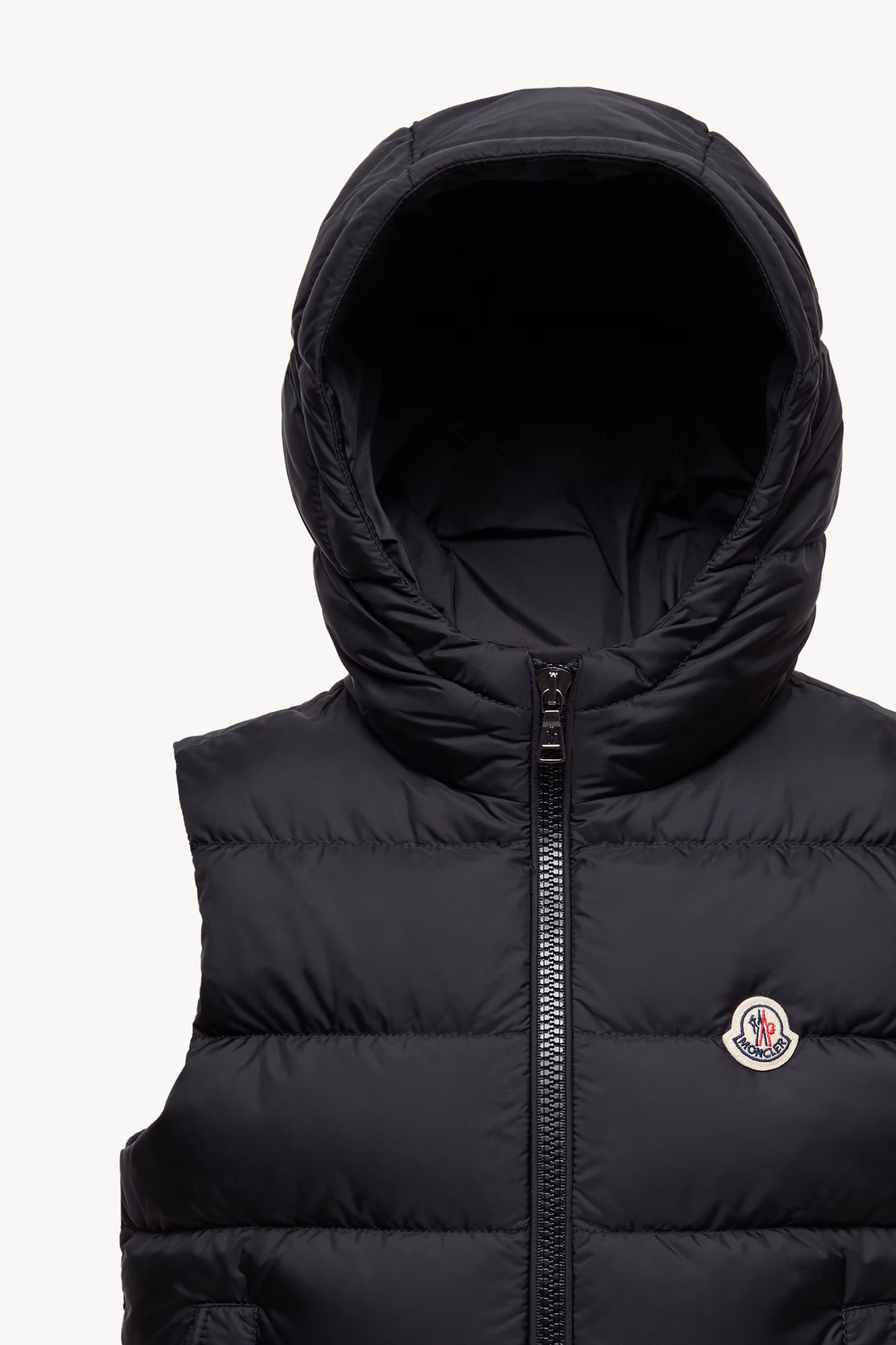 Fudo Hooded Down Vest Boy Black Moncler 2
